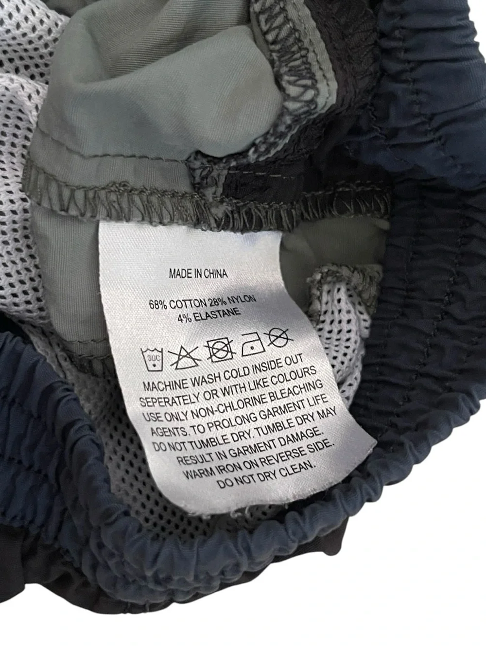 Barney Cools Men's Navy, Gray & Black Athletic Shorts